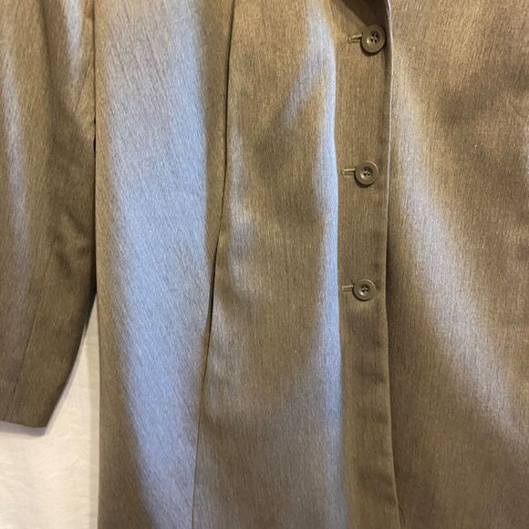 #5688 Adolfo Studio Womans Gray Suite Blazer Coat Size 22WP - Picture 3 of 4